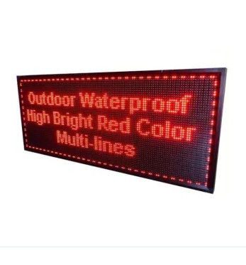 Dauerhafte einfarbige LED Zeichen ETL 1R1G 500Hz im Freien