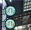 Wandbehang-Kreis LED-Anzeigen-Zeichen des Wifi-Werbungs-Schirm-SMD Logo Round Screen Outdoor P2.5 P4