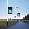 Schirm-Straßenbeleuchtung im Freien P6 5000nits SASO des Acrylrahmen-LED Pole