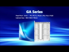 GA P10 DIP Outdoor Fest LED-Bildschirm 1000nits Helligkeit 960*960mm