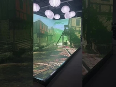 Kleines virtuelles Studio im Innenraum