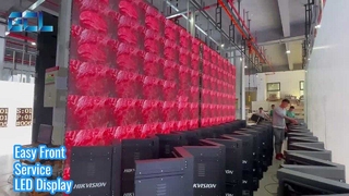 LED-Bildschirm für den Innenbereich: Service von vorne und einfache Installation