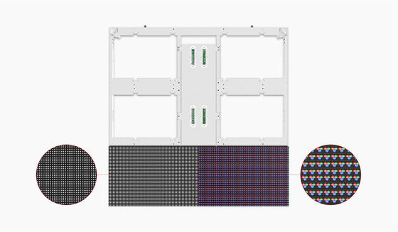 GA P10 DIP Outdoor Fest LED-Bildschirm 1000nits Helligkeit 960*960mm