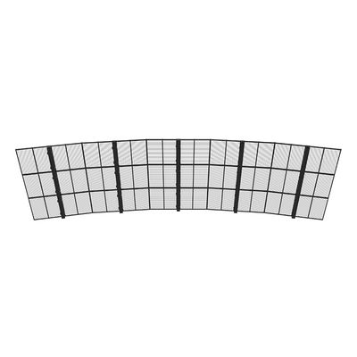 Innenraum P3.9 Hochtransparenz Ultrafeine Transparente LED-Bildschirm Musik Video Wand