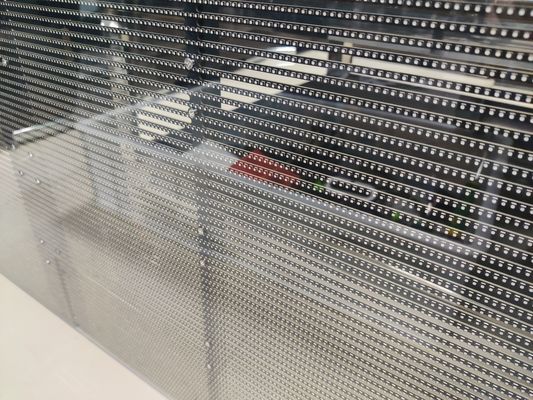 V140° Blickwinkel hohe transparente Werbe-LED-Anzeige für Taxifahrzeuge Bus-Hinterfenster