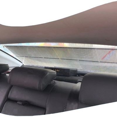 V140° Blickwinkel hohe transparente Werbe-LED-Anzeige für Taxifahrzeuge Bus-Hinterfenster