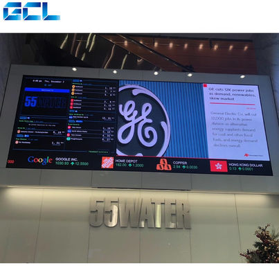 600*337.5mm HD Indoor Fixed LED Display Die Casting Aluminium Schmal Pixel Pitch LED Display