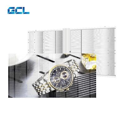P3.9 Flexibler transparenter LED-Bildschirm mit hoher Helligkeit für die Außeninstallation