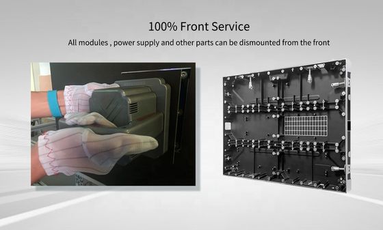 3840Hz Wireless Connection LED-Bildschirm P1.25 P1.56 P1.875 P2.5 Front-Service-LED-Videowandbildschirm/HD-LED-Paneldisplay