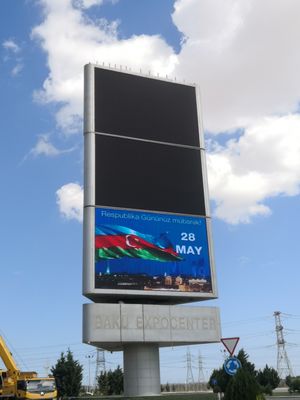 Solarenergie-Scrolling Outdoor LED-Display mit Fernbedienung und IP65-Schutzniveau