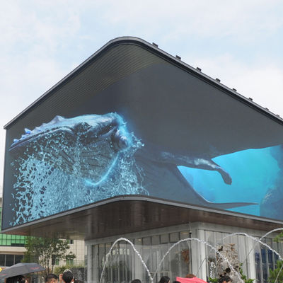 Werbung GCL HD 3D-LED-Bildschirm mit bloßem Auge