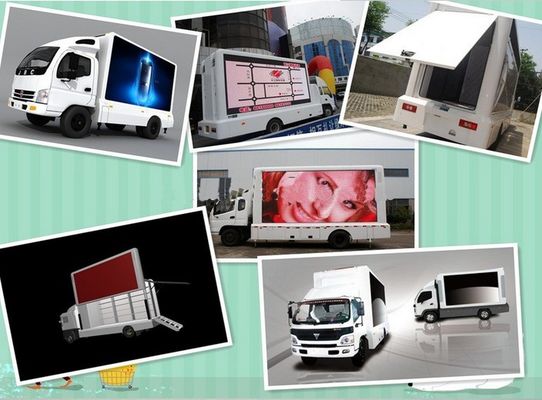 GCL kundenspezifischer Outdoor Mobile Werbewagen Van Anhänger P6 6500nits Helligkeit