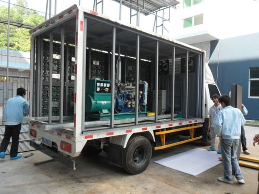 GCL kundenspezifischer Outdoor Mobile Werbewagen Van Anhänger P6 6500nits Helligkeit