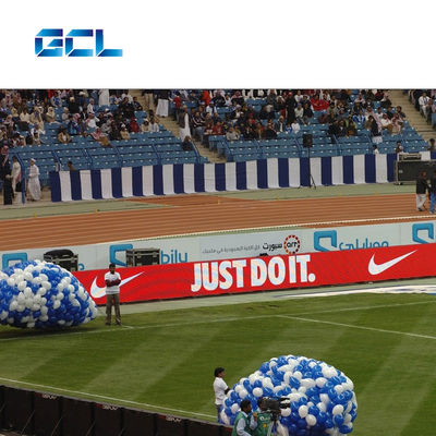 Wasserdichtes Fußball-LED-Display für das Stadion, Werbung, LED-Bildschirm IP65