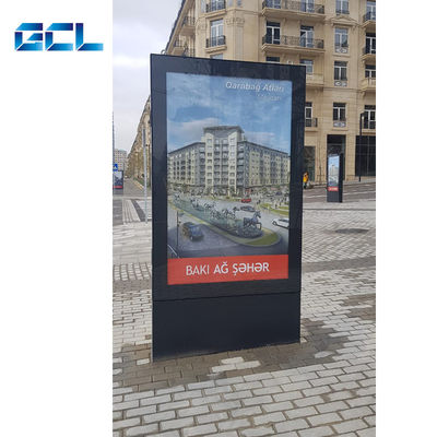 4G-Wifi-Steuerung P3 LED-Plakat-Display Boden stehende Werbeplatte