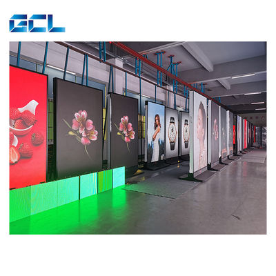 4G-Wifi-Steuerung P3 LED-Plakat-Display Boden stehende Werbeplatte
