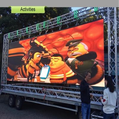 Gmars-P Miete Flexible LED-Display Bühnenbildschirm Wasserdicht IP65 LED-Panelschirm mit Stand Truss Struktur