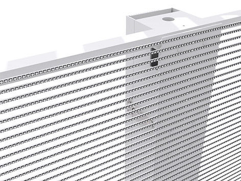 Professionelles Außenglas P3.9 Transparentes LED-Bildschirm für Werbung