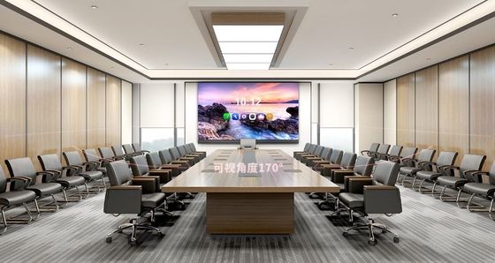 Konferenzraum Großer Led-Display-Bildschirm Voll Front-Service Matte schwarzer Bildschirm COB P0.9mm P1.2mm Definition