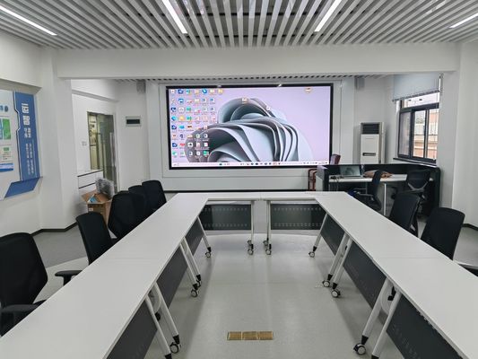 LED-Bildschirm mit hohem Graustufen COB P0.9 1.25 1.5mm Digitales Poster mit Kapazitiv-Touch-Typ