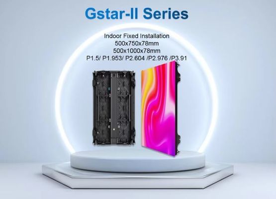 Ultra-Schlanke Innenraum-Fest-LED-Videowand mit Frontwartungsservice 500*750mm 500*1000mm LED-Panel