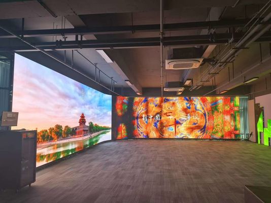 Ultra-Schlanke Innenraum-Fest-LED-Videowand mit Frontwartungsservice 500*750mm 500*1000mm LED-Panel