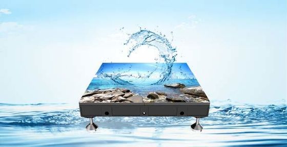 P1,25mm P1,52625mm GOB-Panel rutschfeste und verschleißfeste Boden-Display-Leinwand mit einer Tragfähigkeit von 1,5 Tonnen