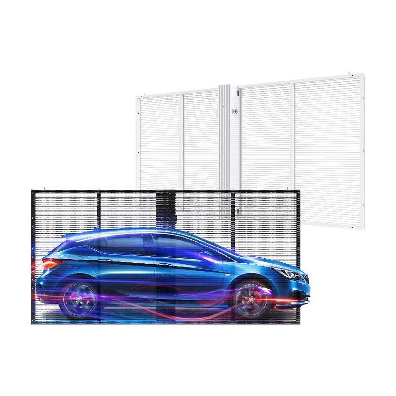 Innenraum P3.9 Hochtransparenz Ultrafeine Transparente LED-Bildschirm Musik Video Wand