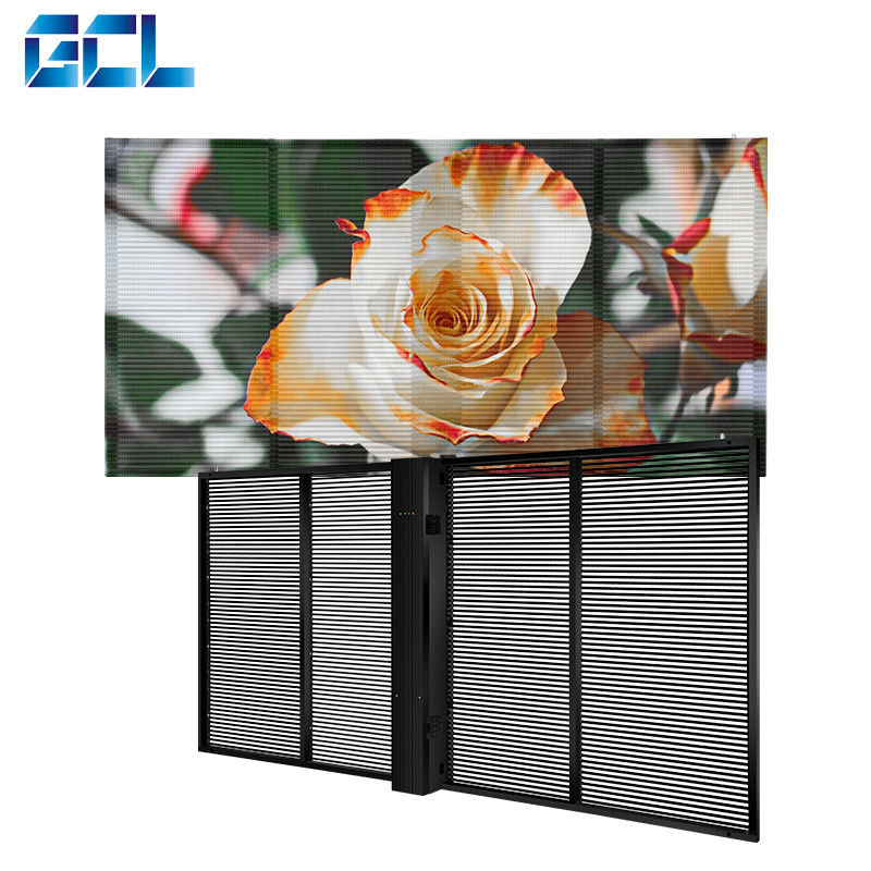 GCL 1000mm angepasster flexibler transparenter LED-Bildschirm für eine einfache Installation im Innenraum