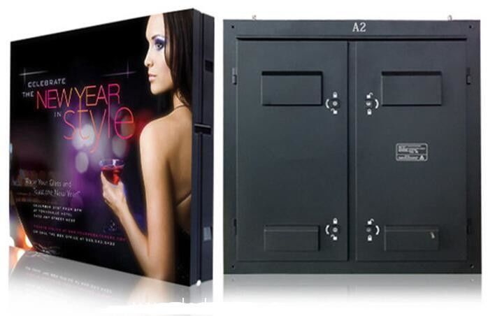 Eisen Schrank Vollfarbe Außen Fest LED-Display SMD P6 Bildschirm Nacktsicht 3D Anzeige
