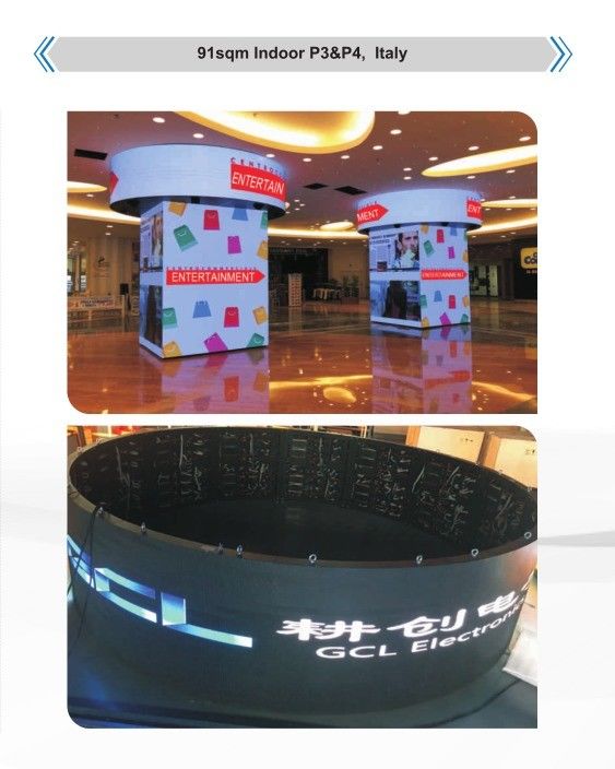 Innenraum-LED-Bildschirmmodul P3 mit IP65-Schutzniveau und flexiblem Design