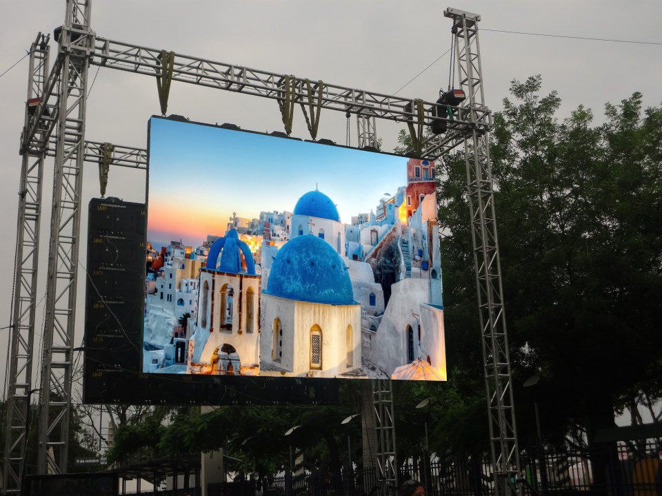 Gewerbliche LED-Videowand P3.91 in voller Farbe
