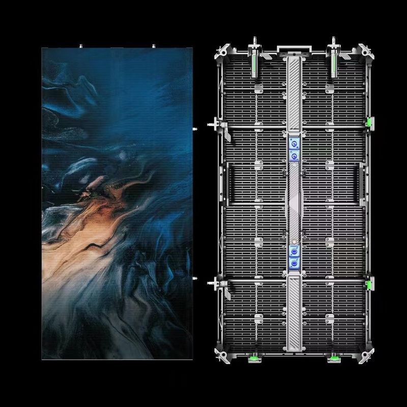 Außenbereich P3.91/P10.4 Tech Transparent LED-Display für die Netzwerksteuerung 500*1000mm