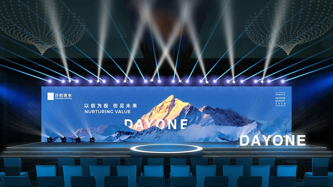 Gprime-Serie Neueste Miet-LED-Bildschirm P1.5 P1.9 P2.6 7680 Hochfrischungsrate Panel Kurvform Bildschirm Für Bühnen-Show-Veranstaltung