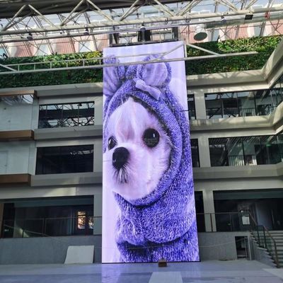 P10 LED-Transparente Videowand mit 120 Grad Blickwinkel 10000 Stunden Lebensdauer
