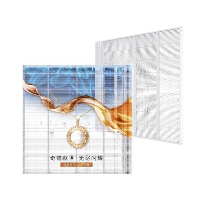Guter Preis Professionelles Außenglas P3.9 Transparentes LED-Bildschirm für Werbung Online