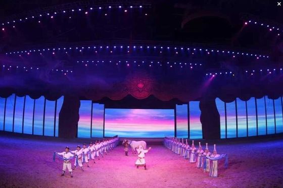 Stage Concert LED Display with 7680Hz High Refresh Rate, 160° Horizontal / 140° Vertical Viewing Angle, and 500*500mm / 500*1000mm Panel Sizes