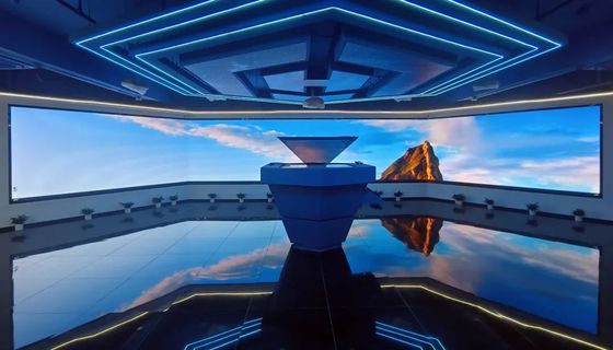 HD LED Videowand mit P1.25mm Pixel Pitch 800-1000nits Helligkeit und vollständige Frontwartung für Konferenzräume, Vorlesungsräume und Ausstellungsräume.