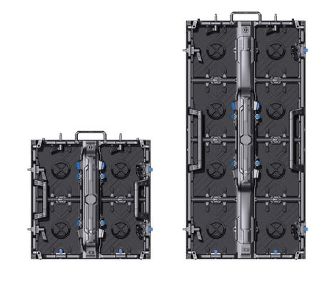 Innen- und Außenverleihschrank 500*500mm\500*1000mm P1.95 P2.6mm 7680Hz für Konzerte XR Studio Hintergrundbildschirm