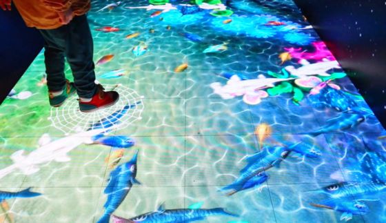 Guter Preis P2.6 Interactive LED Floor Display With Super High Pressure Resistance And Waterproof Property Online