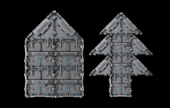 Guter Preis Indoor Herzförmiger Weihnachtsbaumförmiger Miet-LED-Display-Bildschirm P1.953mm mit 7680Hz Bildwiederholrate Online